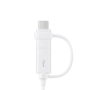 Kabel przewód Samsung Combo USB-A - micro USB i USB-C 1.5m - biały - zdj. dodatkowe 1