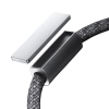  Kabel przewód USB-C - USB-C z organizerem uchwytem magnetycznym 1.2m - szary - zdj. dodatkowe 1
