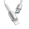  Kabel przewód Cutting-Edge Series 3A USB-A - iPhone Lightning 1.2m - szary - zdj. dodatkowe 1