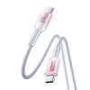  Kabel przewód Crystal-Clear Series 60W USB-C - USB-C 1.2m - biały - zdj. dodatkowe 2