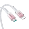  Kabel przewód Crystal-Clear Series 30W USB-C - iPhone Lightning 1.2m - biały - zdj. dodatkowe 6