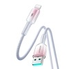  Kabel przewód Crystal-Clear Series 3A USB-A - iPhone Lightning 1.2m - biały - zdj. dodatkowe 2