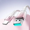  Kabel przewód Crystal-Clear Series 3A USB-A - iPhone Lightning 1.2m - biały - zdj. dodatkowe 8