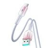  Kabel przewód Crystal-Clear Series 3A USB-A - USB-C 1.2m - biały - zdj. dodatkowe 2
