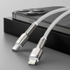  Kabel przewód do iPhone USB-C - Lightning Series Metal Data 20W PD 2m - biały - zdj. dodatkowe 8