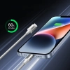  Kabel przewód USB-C - iPhone Lightning MFi 1m - srebrny - zdj. dodatkowe 3