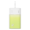Powerbank Popsicle 5200mAh 20W z kablem Lightning 60W/20V/3A/30cm - biało-zielony