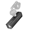 Lampka rowerowa przednia 5000mAh 1500lm IPX6 mocowanie Garmin i GoPro - czarna