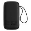  Powerbank QPow 2 20000mAh 30W z 2 wbudowanymi kablami USB-C - czarny - zdj. dodatkowe 1