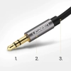  Kabel przewód audio AUX mini jack 3.5mm 3m - czarny - zdj. dodatkowe 5