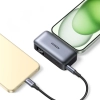  Powerbank 5000mAh zintegrowane złącze USB-C (męski) / USB-C (żeński) - szary - zdj. dodatkowe 3