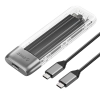 Kieszeń obudowa na dysk TXM2-C3 M.2 NVME USB-C 10Gb/s - szara