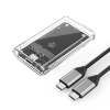  Kieszeń obudowa na dysk TC10-MS MSATA USB-C 5Gb/s - przezroczysta - zdj. dodatkowe 1