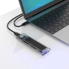  Kieszeń obudowa na dysk TCM2-C3 M.2 NVME na USB-C 10Gb/s - czarno-przezroczysta - zdj. dodatkowe 2