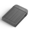 Etui ochronne PPH-25 pudełko na dysk 2.5'' - półprzezroczyste. szare