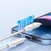  Kabel przewód CDX 100W 5A Power Delivery USB-C 1m - biały - zdj. dodatkowe 2