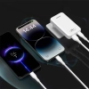  Ładowarka sieciowa podróżna ultracienka GaN 65W USB-A USB-C PD EU / US - biała - zdj. dodatkowe 6
