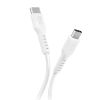 Kabel przewód USB-C PD 25W 1 m - biały