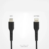  Kabel przewód USB-C - iPhone Lightning 1m - czarny - zdj. dodatkowe 3