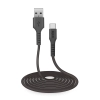  Kabel przewód USB-A - USB-C 3m - czarny - zdj. dodatkowe 1