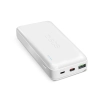 Powerbank 20000 mAh PD MicroUSB USB-C USB-A 20W - biały