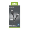  Kabel przewód USB-A - Micro-USB 1m - czarny - zdj. dodatkowe 2