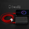  Kabel przewód w oplocie USB-C 60 W 1.5m - czerwony - zdj. dodatkowe 2
