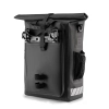  Sakwa rowerowa z funkcją plecaka wodoodporna z zaczepem na kask 18l - czarna - zdj. dodatkowe 1
