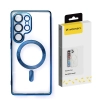 Etui pokrowiec na Samsung Galaxy S24 FE Electroplated Magsafe - niebieskie
