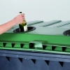  Kontener do zbiórki butelek szklanych i odpadów szkła ATESTY Europlat Austria - SZKŁO 1100L - zdj. dodatkowe 2