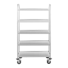  Wózek kelnerski cateringowy 5-półkowy ze stali nierdzewnej do gastronomii RCSW-5.1 - zdj. dodatkowe 2