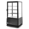  Witryna chłodnicza cukiernicza 3 półki 68L LED - czarna - zdj. dodatkowe 1