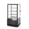  Witryna chłodnicza cukiernicza 3 półki 68L LED - czarna - zdj. dodatkowe 3