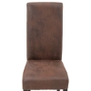  Krzesło tapicerowane do jadalni salonu 2 szt. ANTYCZNY BRĄZ - zdj. dodatkowe 3