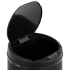  Kosz na śmieci automatyczny bezdotykowy z pojemnikiem i czujnikiem ruchu zasięg 30 cm 30 l CZARNY - zdj. dodatkowe 2