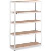  Regał magazynowy metalowy 5 półek 750 kg 120 x 40 x 180 cm szary - zdj. dodatkowe 1