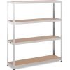  Regał magazynowy metalowy 4 półki 600 kg 160 x 40 x 180 cm szary - zdj. dodatkowe 1