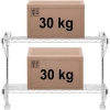  Półka druciana ścienna podwójna do 60 kg 90 x 35 x 60 cm - zdj. dodatkowe 6