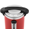  Warnik podgrzewacz do wody z podwójnymi ściankami i ociekaczem 6.1 L 1500 W czerwony - zdj. dodatkowe 3