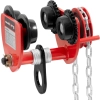  Wózek suwnicowy belkowy ręczny podwieszany z łańcuchem 60-110 mm 1000 kg - zdj. dodatkowe 1