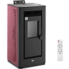  Piec piecyk kominek na pellet wolnostojący z pilotem 50-225 m3 9000 W - zdj. dodatkowe 1