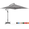  Parasol ogrodowy na wysięgniku kwadratowy 250 x 250 cm ciemnoszary - zdj. dodatkowe 1