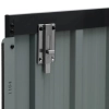  Domek narzędziowy ogrodowy metalowy 145 x 86 x 135 cm - zdj. dodatkowe 2