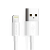  Kabel przewód MFI USB - Lightning 1.2m biały - zdj. dodatkowe 1