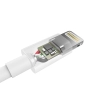  Kabel przewód MFI USB - Lightning 1.2m biały - zdj. dodatkowe 4