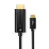  Kabel adapter przejściówka z USB Typ C - HDMI 2.0 4K 60Hz 1.8m czarny - zdj. dodatkowe 1