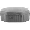  Jacuzzi ogrodowe dmuchane 130 dysz masujących 6 osobowe 910 l szaro - białe - zdj. dodatkowe 2