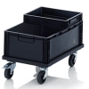  Wózek transportowy ESD do skrzynek pojemników EUR 60x40cm - zdj. dodatkowe 1