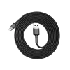  Wytrzymały elastyczny kabel przewód USB USB-C QC3.0 2A 2M czarno-szary - zdj. dodatkowe 7