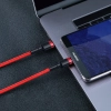 Wytrzymały elastyczny kabel przewód USB-C PD PD 2.0 60W 20V 3A QC3.0 2M czerwony - zdj. dodatkowe 5